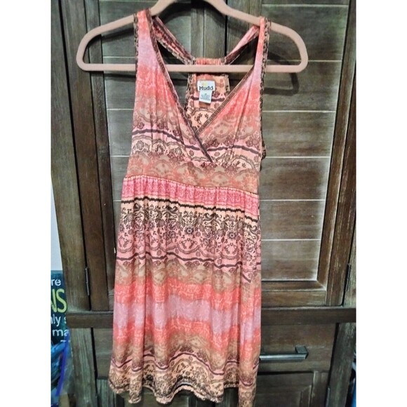 Mudd Women's Halter Dress  Medium Multicolored Knee Length - Picture 1 of 3